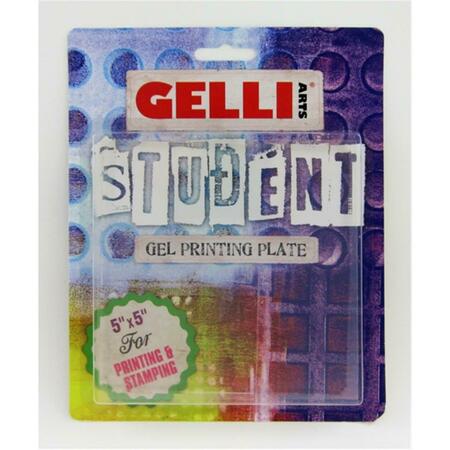 GELLI ARTS 5 x 5 x 0.25 in. Student Printing Plate, 24PK 013964749014-WHCase
